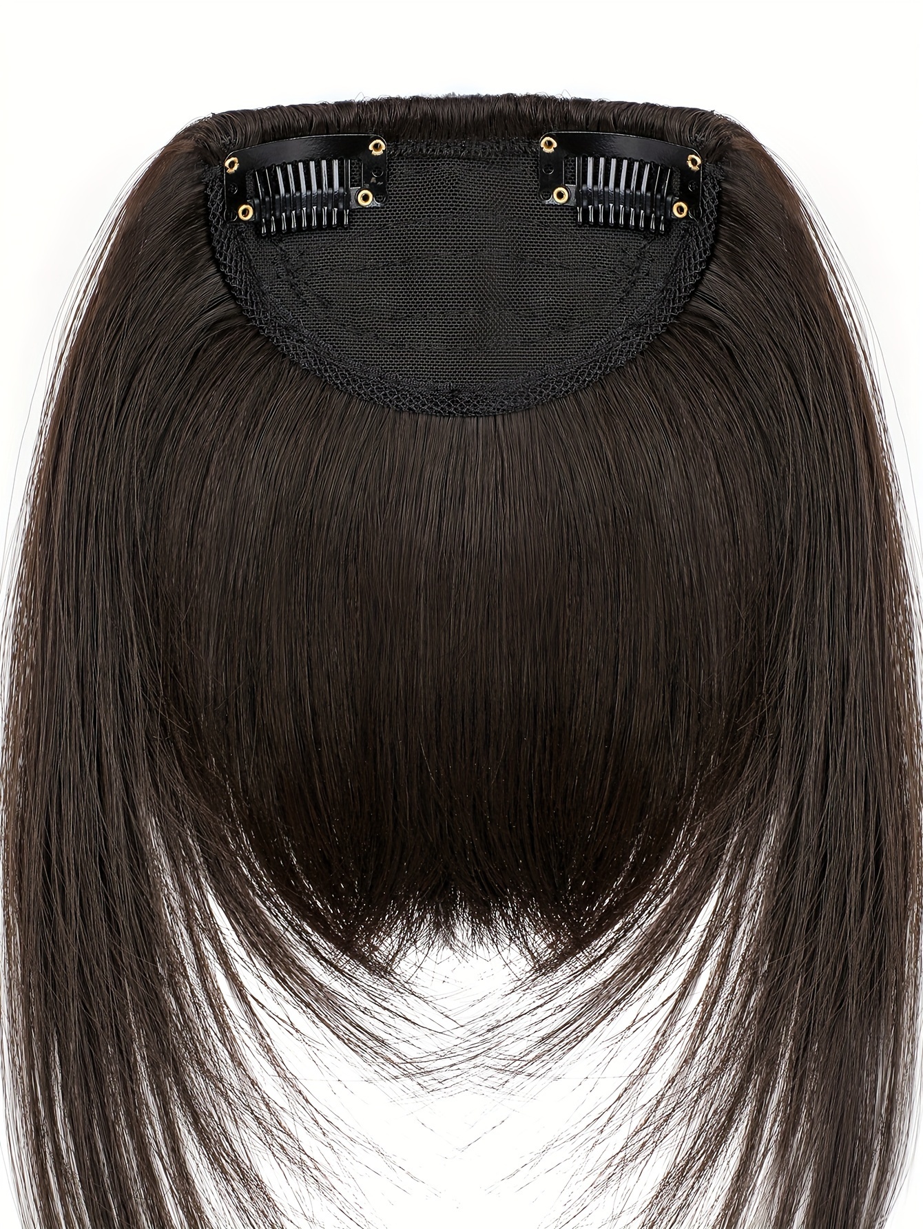 synthetic wig with 12 inch bangs on   suitable for daily   ladies details 22