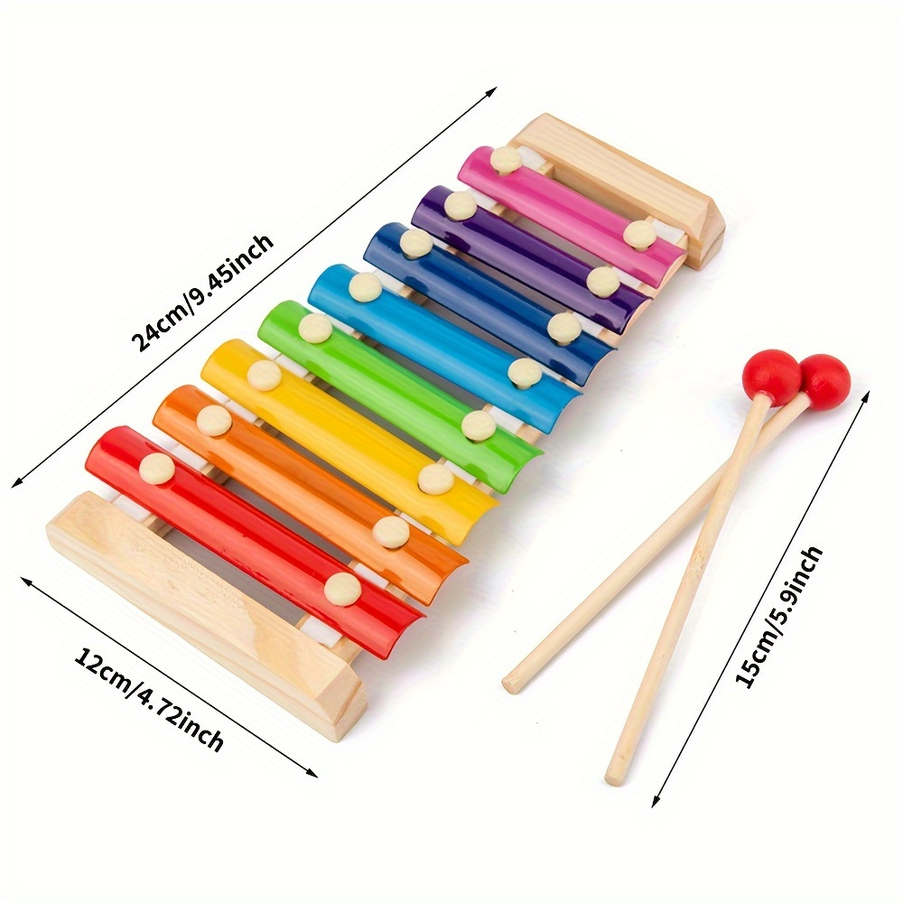 木製オルフ楽器セット組み合わせ教材フルセット幼稚園子供用打楽器早期 ...