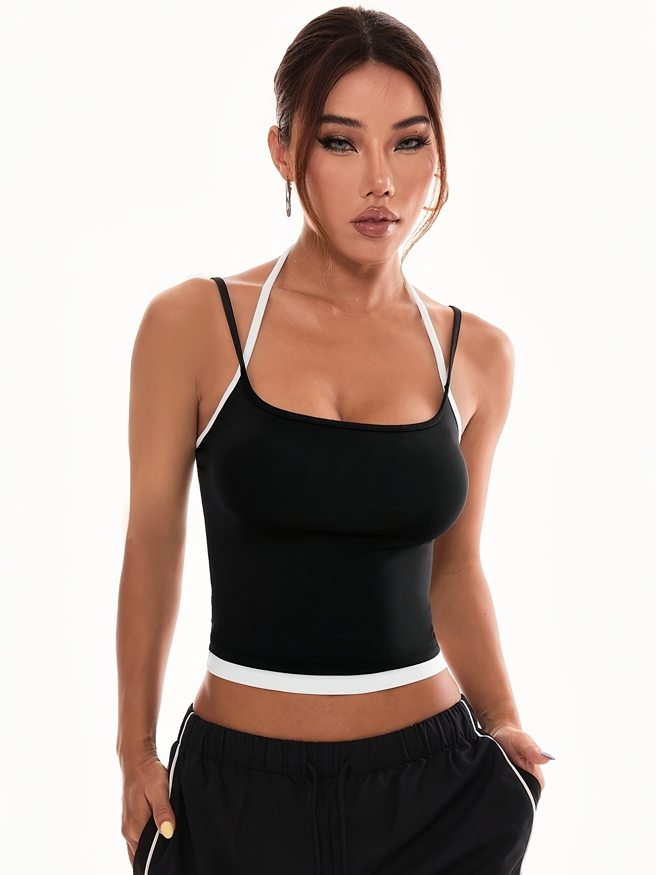 womens high sport tank top breathable moisture Temu Malaysia