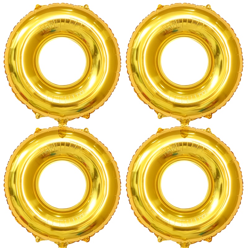 Image of 2pcs 4pcs Foil Balloons, Suitable For Carnival Themes, Amusement Parks, Pool Parties, Birthdays, Weddings, And Engagement Decorations, For Halloween, Christmas