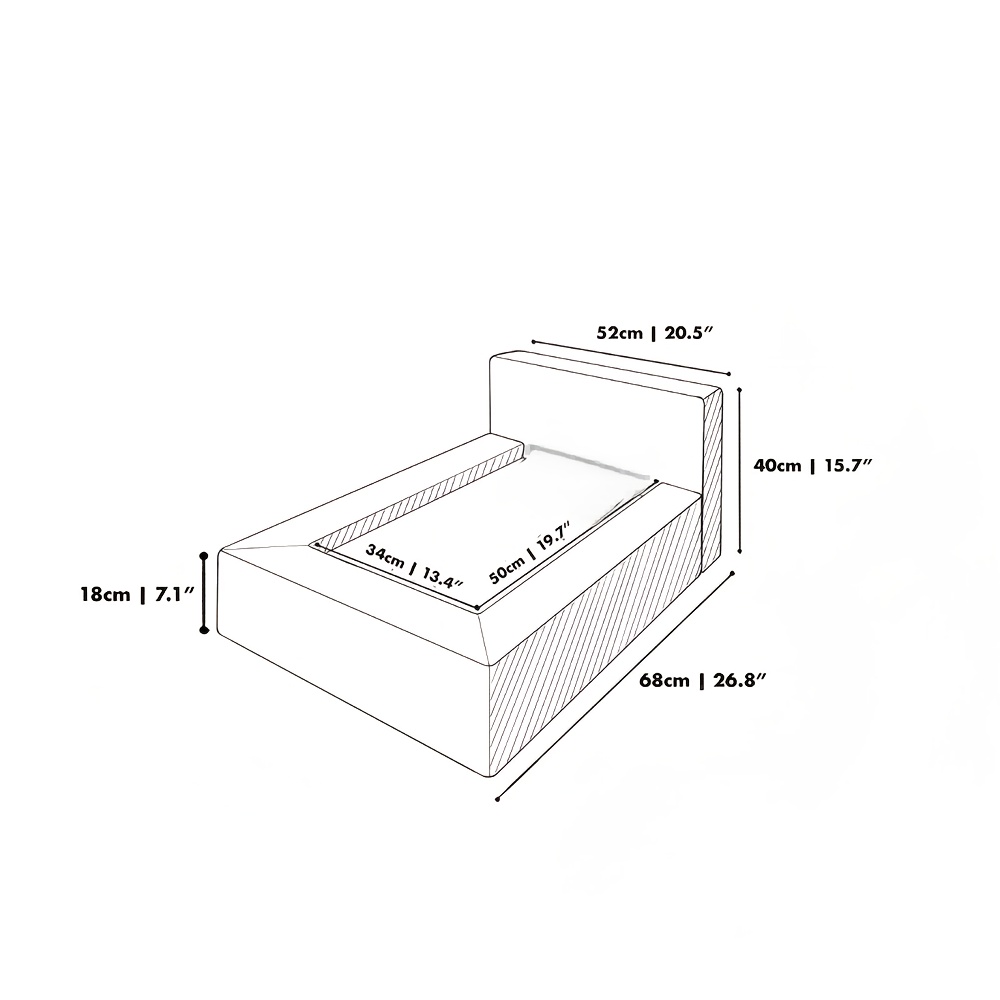   dog bed pet nest pet sofa furniture without pillows and nest cushion removable plush dog bed warm and removable washable suitable for cats small dogs toy dogs small pets   us Product details 5