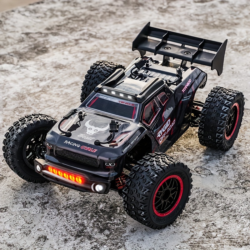 

1pc Znlyrion Rc Off-road Car, 80km/h Brushless Motor, Metal Vehicle With Wheelie Bar, Remote Control, Battery-powered, Rechargeable 18650 Lithium Battery, Ideal For