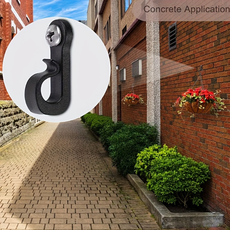 10-Pack Contemporary Swivel Hooks for Hanging String Lights Wall Mount  Metal Plastic Hooks with Polished for Lighting Decorati