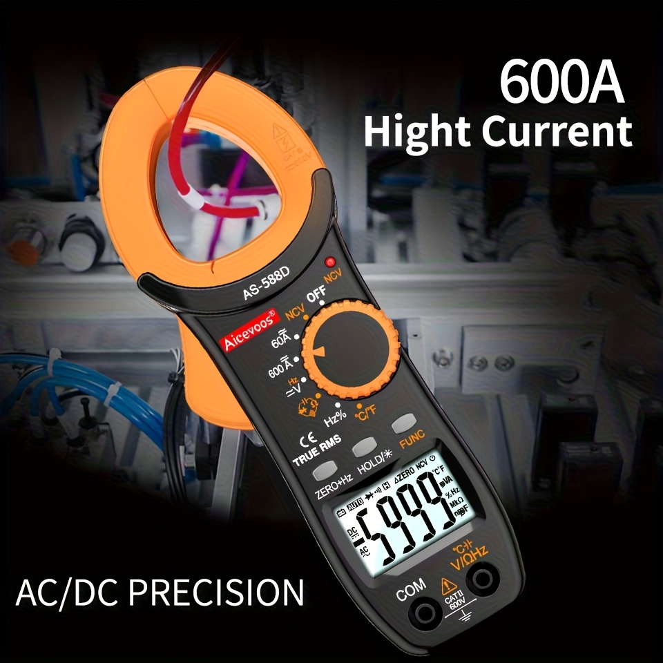 pinza amperimétrica digital ac/ corriente 6000 - Temu El Salvador