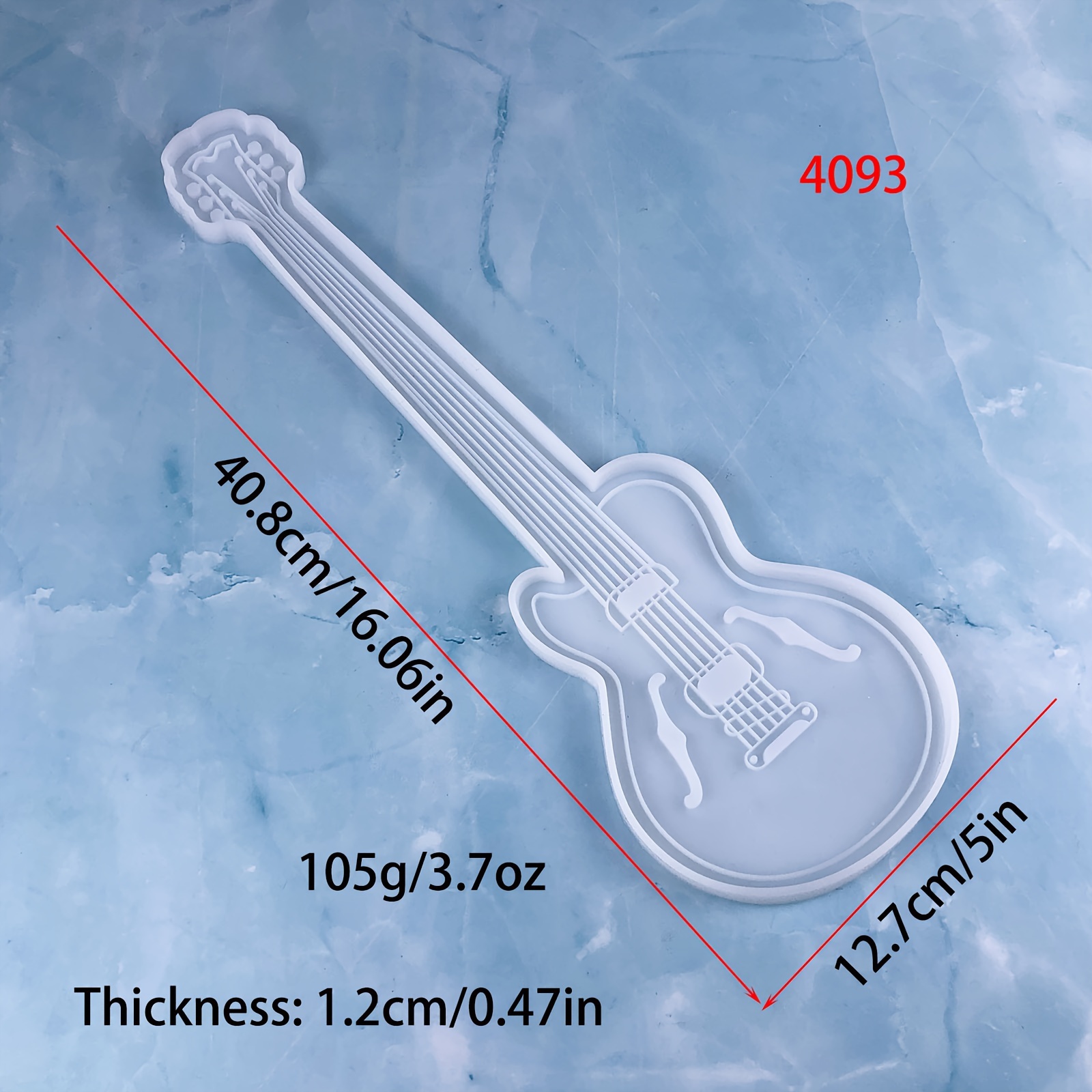 Diy Guitar-shaped For & Plaster - Hanging Decor, Epoxy For And