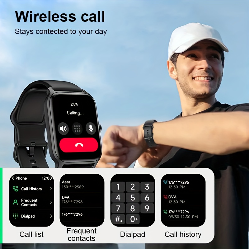 Montre Connectée Intelligente avec Écran Tactile 1,95