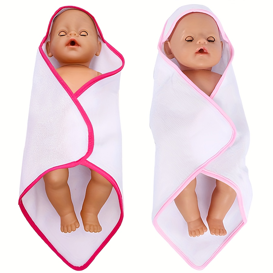 

1-pack 39x39cm Color Doll Swaddle Blanket For Baby Dolls, Suitable For 18-inch Dolls Or Smaller, Soft Polyester Material, Ideal Gift For Kids Aged 3+ (doll Not Included)