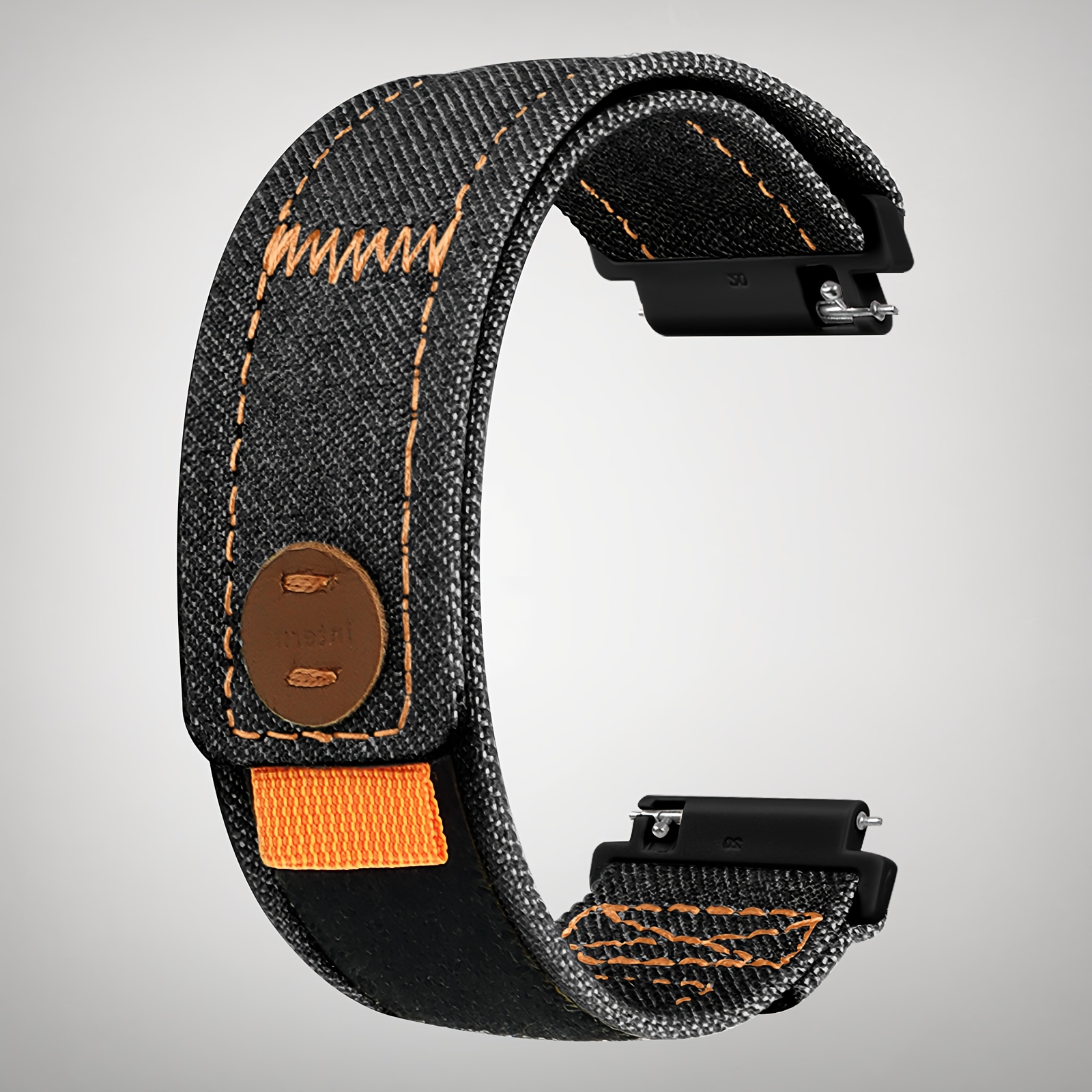 E-shop Denim-Nylon-Uhrenarmband, kompatibel mit 20mm 22mm Uhren