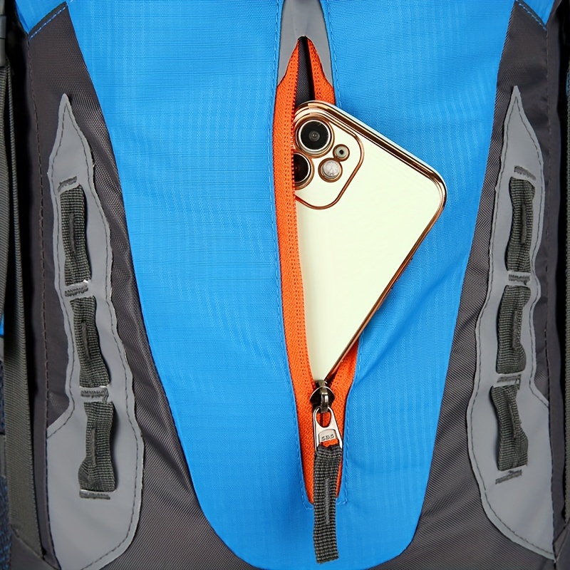 Men's Large Capacity Multi-functional Backpack For Camping Fishing Hiking Outdoors Survival Fans, 18.49gal