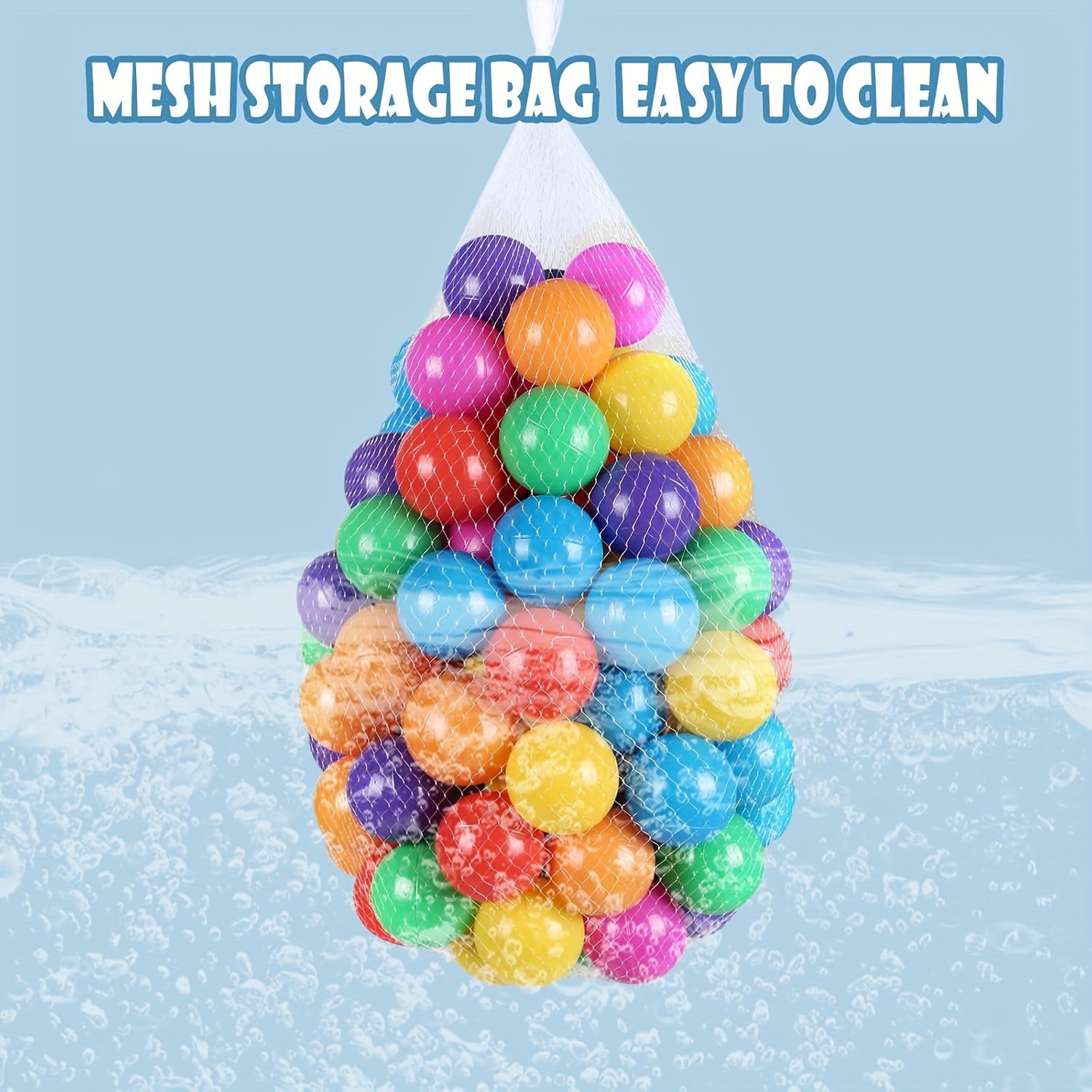 60pcs/110pcs/125pcs Colorful Bobo Balls for Youngsters Mixed Color Ocean Balls, 2.17/2.75in PE Material Perfect for Outdoor Sports And Water Play, Great Fun Toy Balls