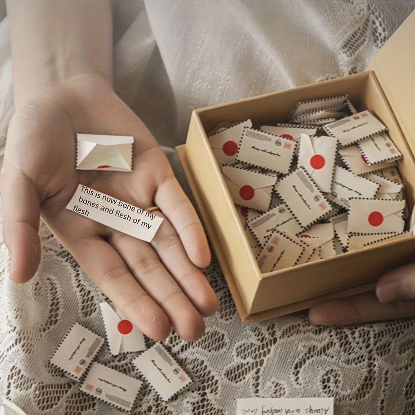 

Boîte-cadeau de 36 enveloppes lettres d' - Enveloppes romantiques en , de diplômes, -, spéciales - électricité, , messages sincères