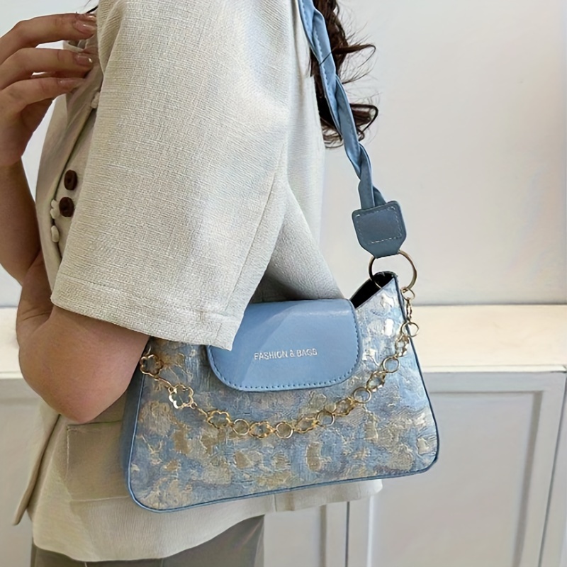oil shoulder bag literary underarm details 0