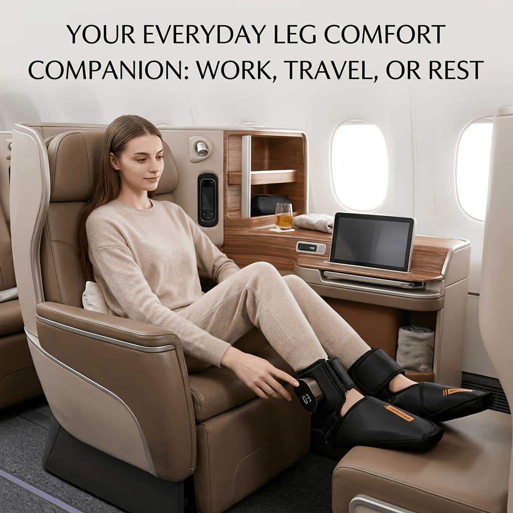 Rechargeable Wireless Foot Massager with Air Compression