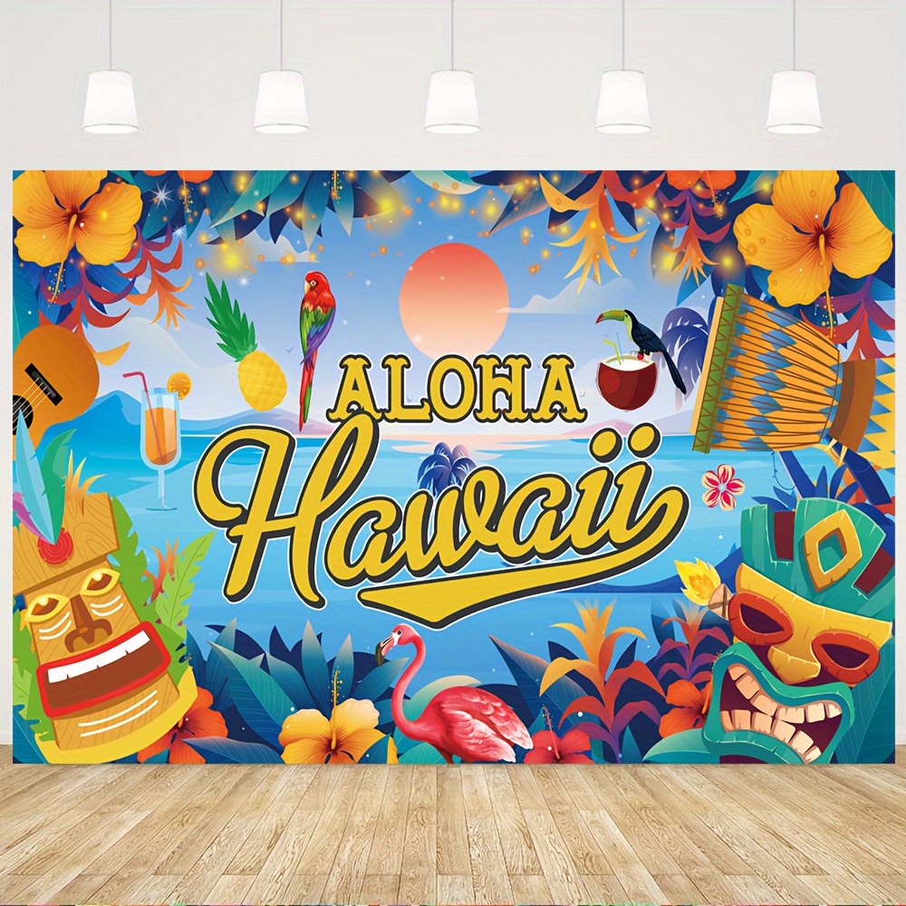 Hawaiian Party Decor Banner Lou Festival Couplet Aloha - Temu Canada
