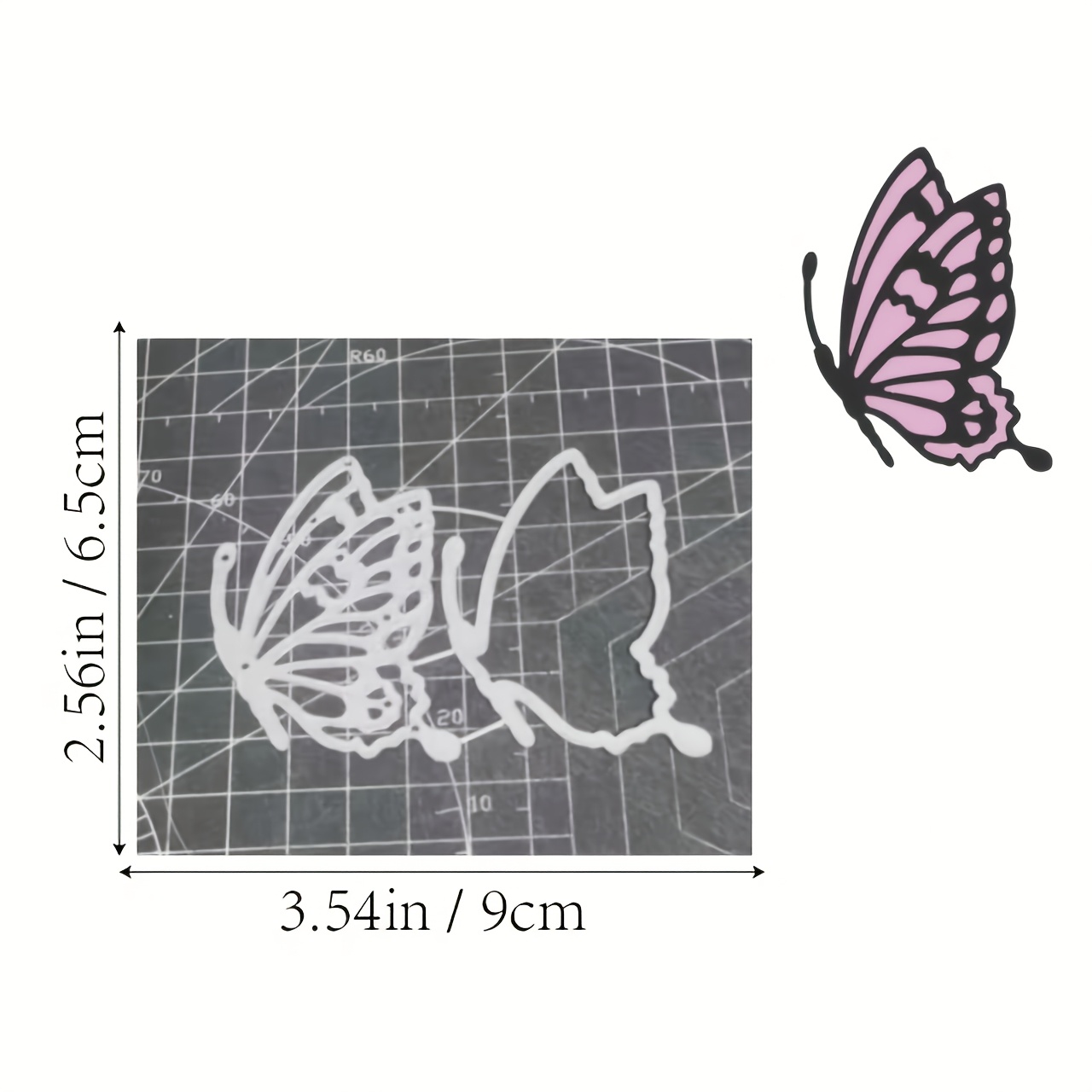 TEMU Layered Metal Cutting Die, Suitable For Card Making, Wedding Invitation Frames, Made Of Carbon Steel, Used For Scrapbooks, Paper Cards, Photo