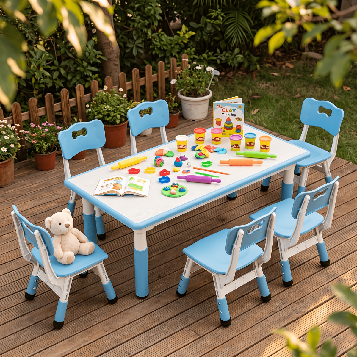 kids table and chairs sold on Temu United States