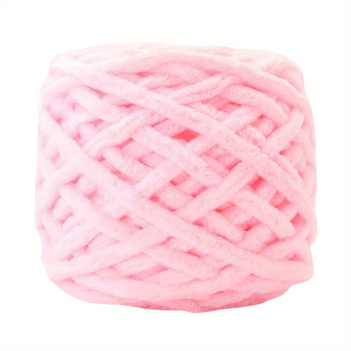 TEMU A Roll Of Soft Chenille Yarn And Fluffy Yarn For Projects, Perfect For Crocheting Handmade Sweaters, Shawls, Scarves, Gloves, And Other Crafts.