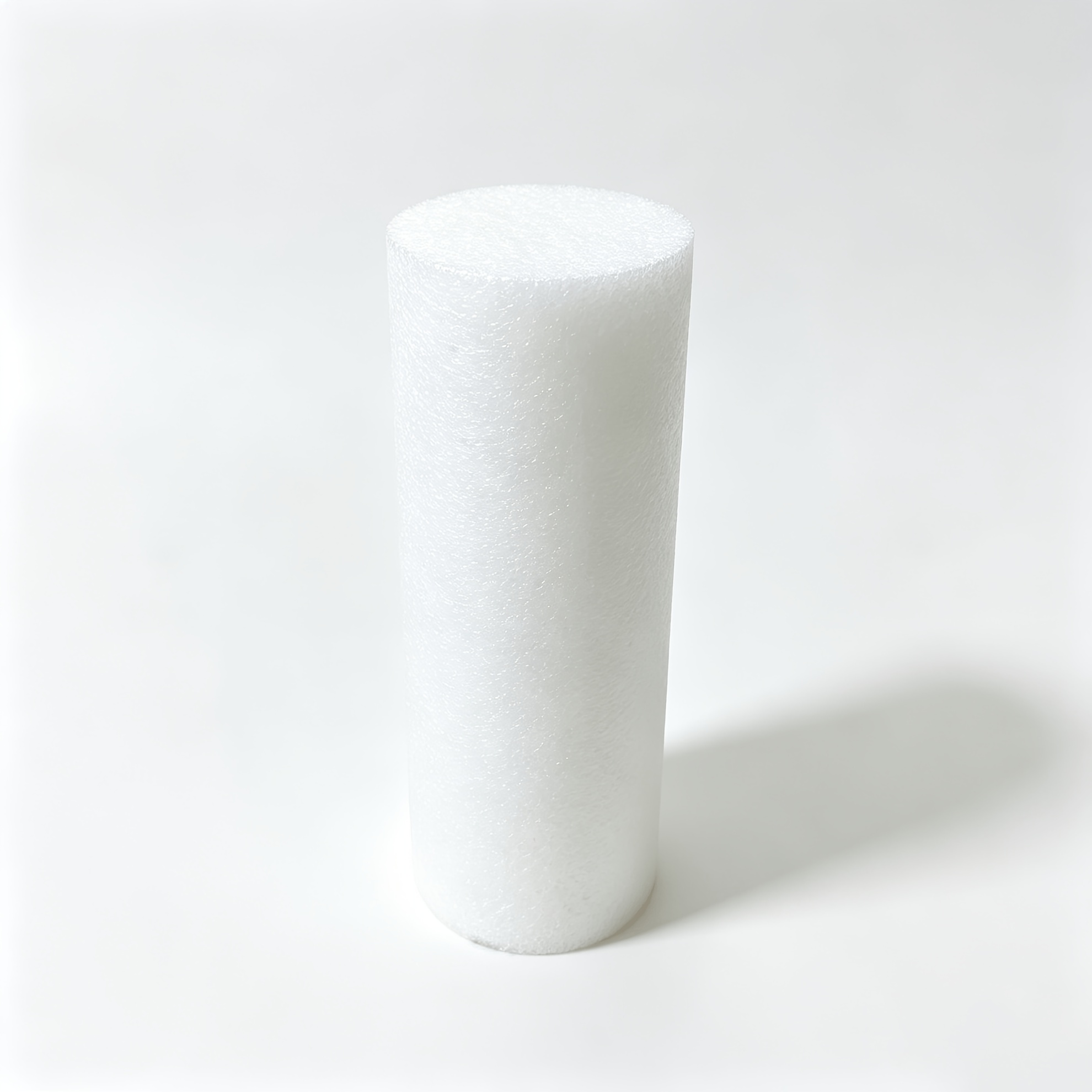 TEMU 10pcs White Polystyrene Cylinders 20cm For Modeling, Flower Arrangement, Painting, Model Making, Christmas Candy Party, School Project, Home