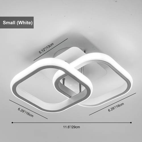 indoor led light surface mount square ceiling light hallway ceiling fixture for bedroom home pendant light