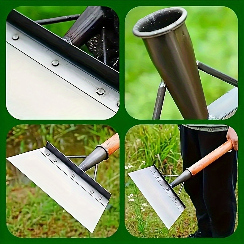 

Versatile Stainless Steel Garden Shovel - Handleless, Perfect For Yard Weeding & Household Cleaning Shovel Garden Tool Hand Shovel For Gardening