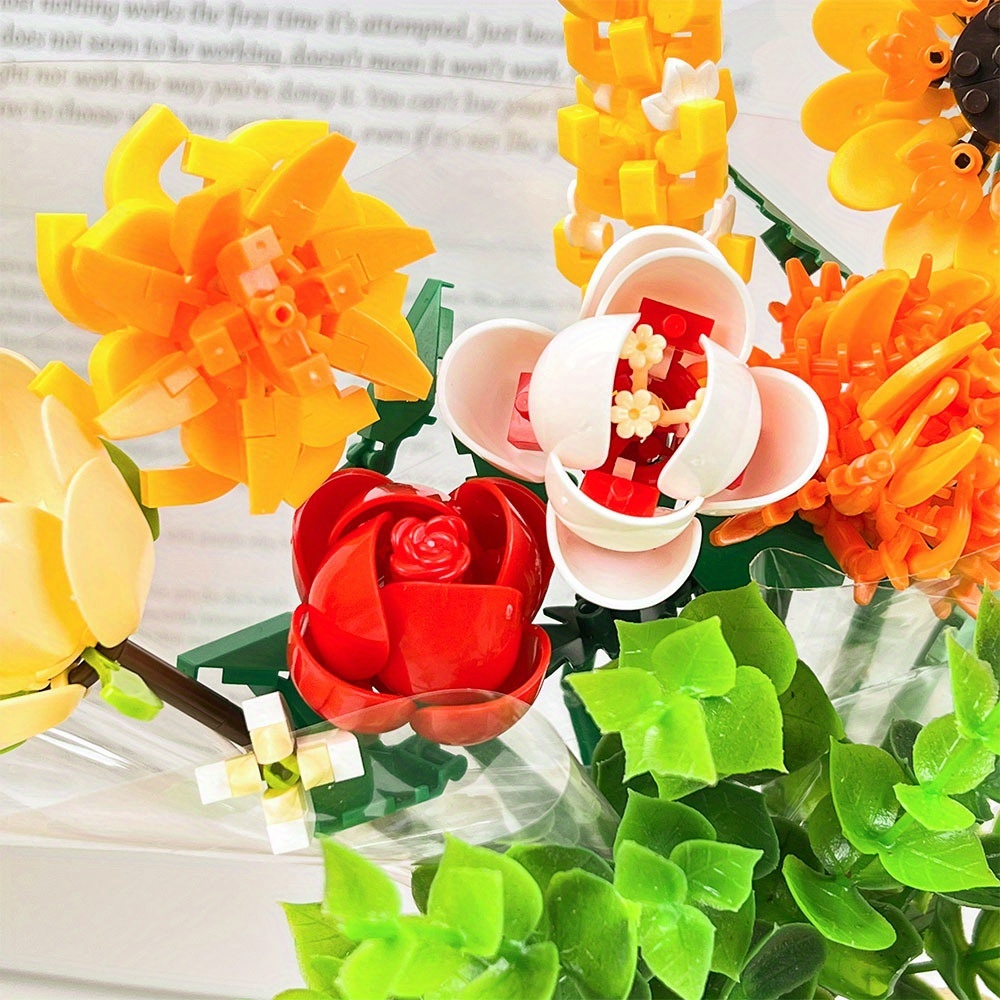 Eternal Flower Series Building Blocks Toy