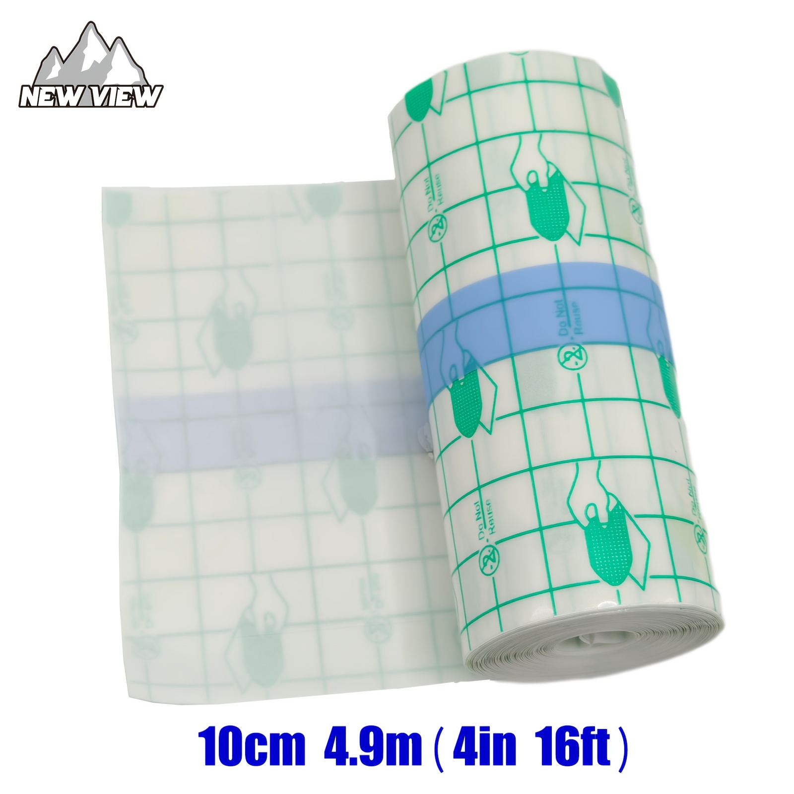 New View Waterproof Adhesive Tape Roll - 4.9m Long, 5cm/10cm/15cm/20cm Wide, Breathable & Transparent Polyurethane Film For, Daily Use, Tape | Transparent Tape | Durable Adhesive