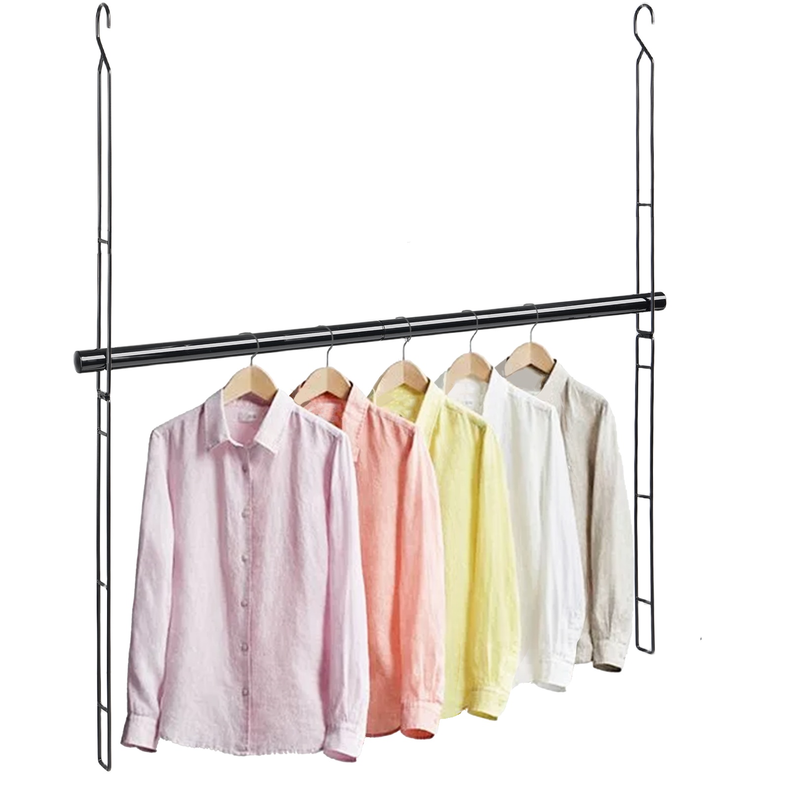 pull down wardrobe hanging rail sold on Temu Philippines