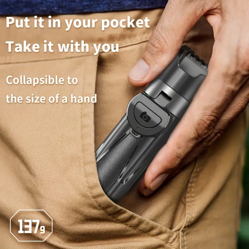 vara de selfie extensível de 16 polegadas com sem fio, suporte para smartphones giratório em 360°, altura ajustável por botão único, empunhadura estilo dslr, material abs à dágua, compatível com vários telefones para , viagens, caminhadas, transmissões e fotografia namorados, varinha de selfie para celular detalhes 7