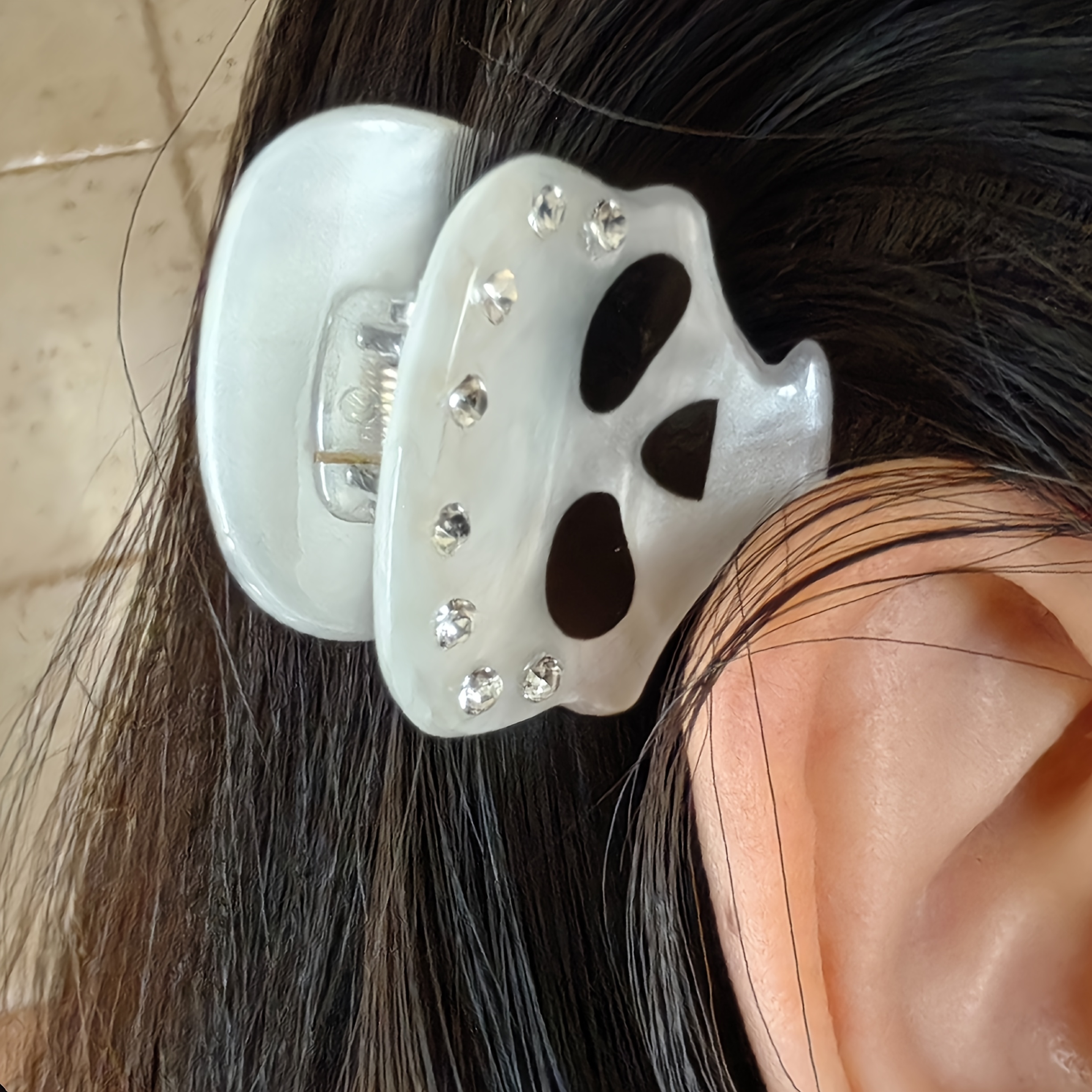 skull hair claw clip design gothic - Temu United Arab Emirates