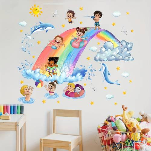 theme wall sticker suitable for bedroom living room sofa background wall sticker