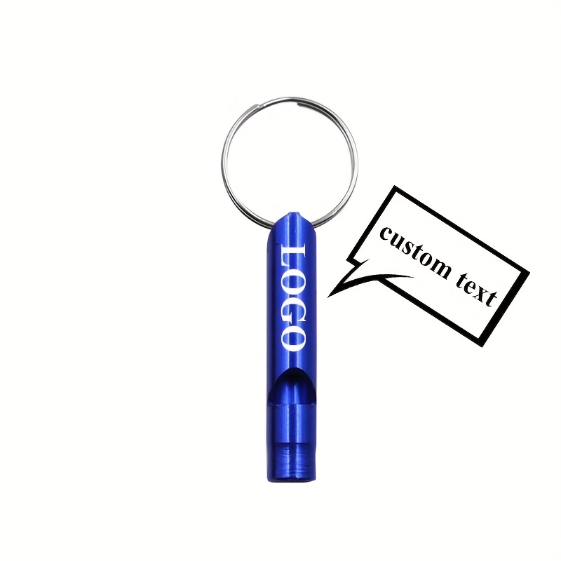 Customizable Aluminum Alloy Outdoor Survival Whistle