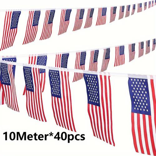 20 30 40pcs american flag american flag banner decor holiday decor party decor outdoor decor decor flag
