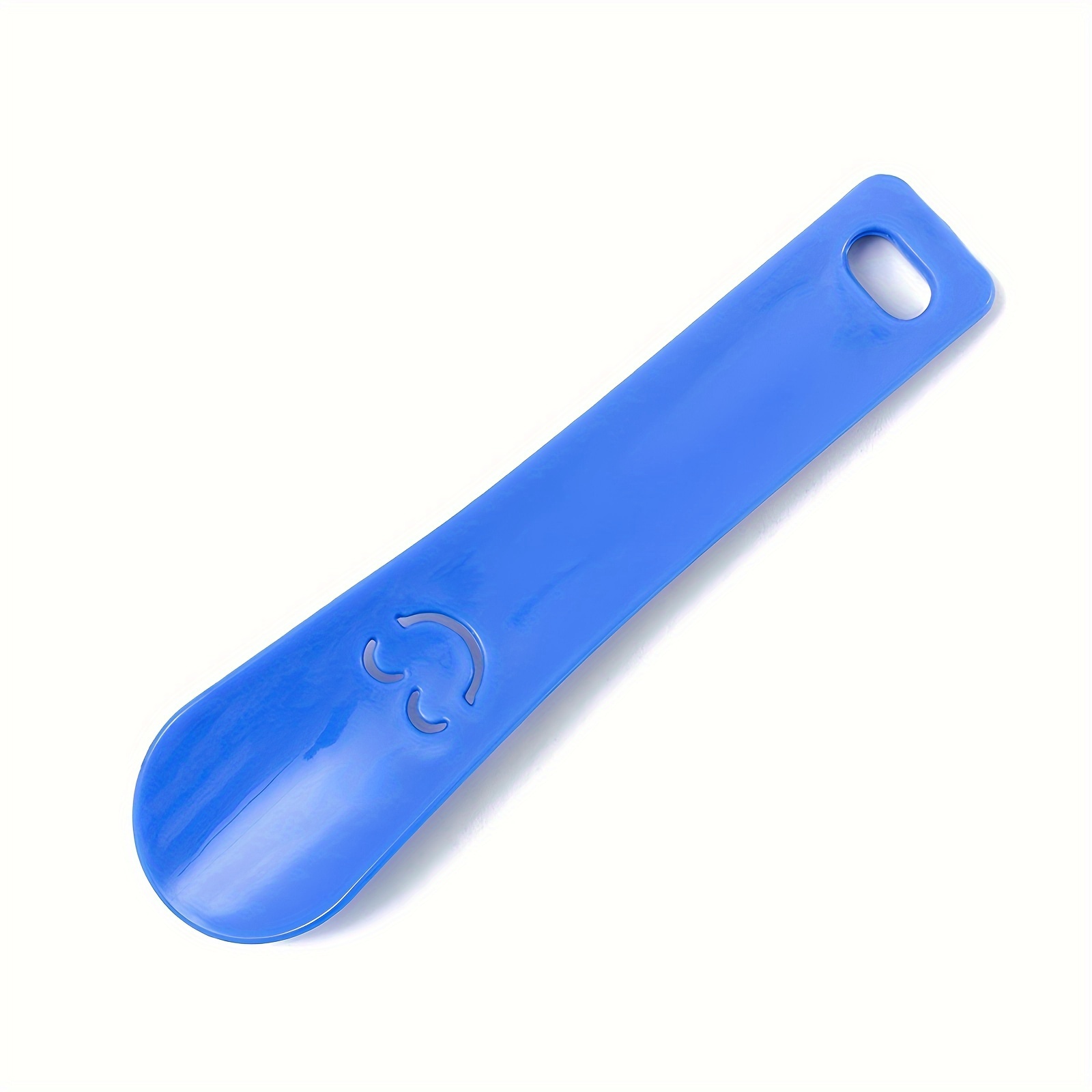 joyful Face Portable Shoehorn - Durable Plastic, Easy-to-Use for Boots & Sneakers, Hand Washable