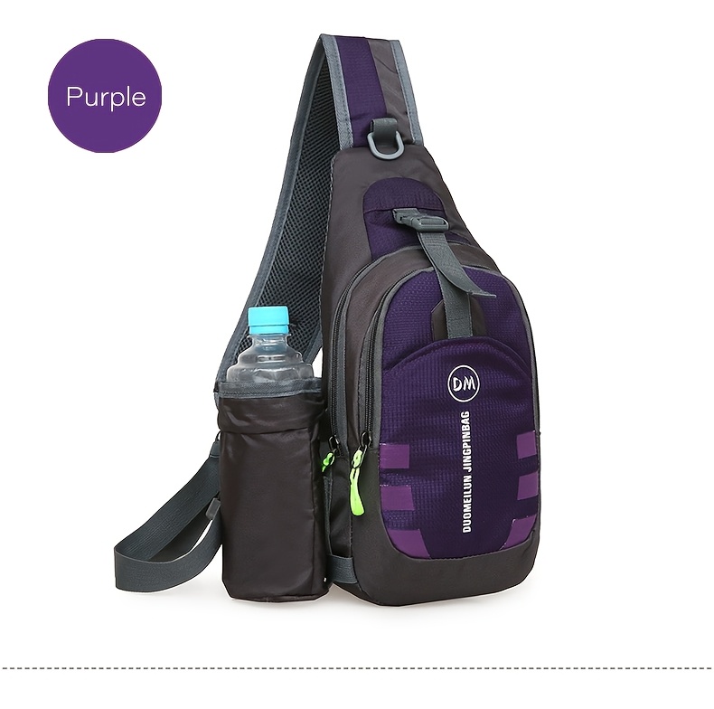 [eonothem Sling Bag] eonothem Unisex Chest Sling Bag | Large Capacity, Adjustable Strap, Zipper Closure, Multiple Colors - Compact Crossbody Bag for Gym, Commuting & Travel