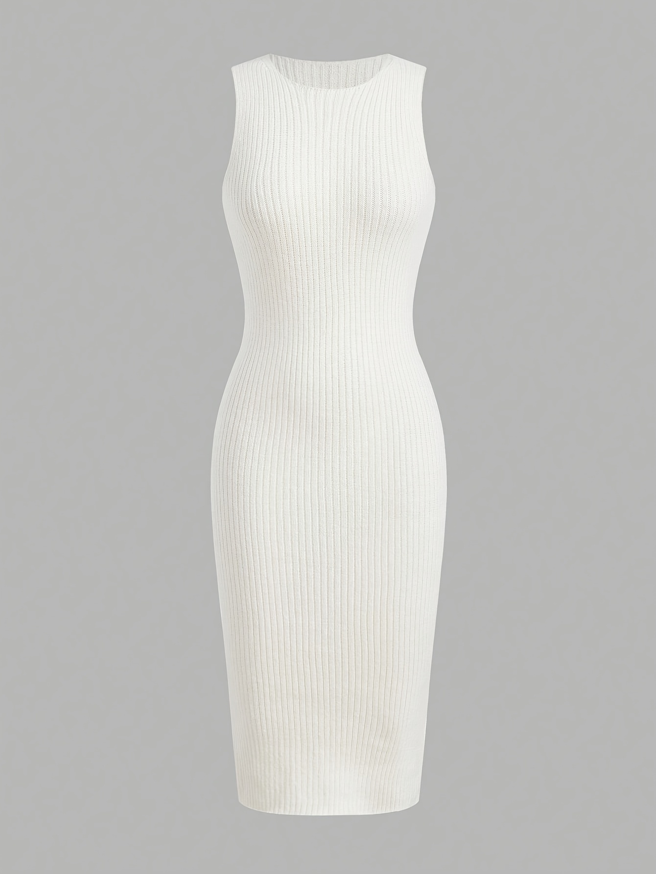 knee length dresses for ladies Midi Sweater Dress Medium