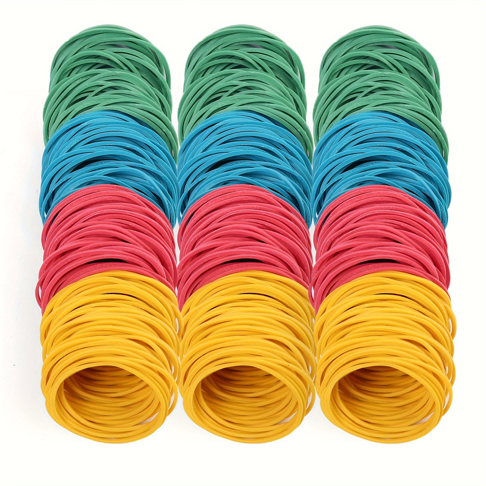 

Lotfancy 600pcs Rubber Bands 1.77 In Rubber Bands For Tie Dye Office Supplies