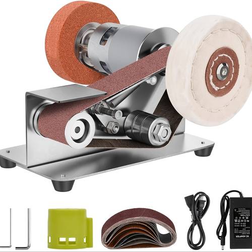 3 in 1 mini belt sander 7 adjustable speed knife making belt grinder knife sharpening system for hunting serrated kitchen knives wood plastic crafts