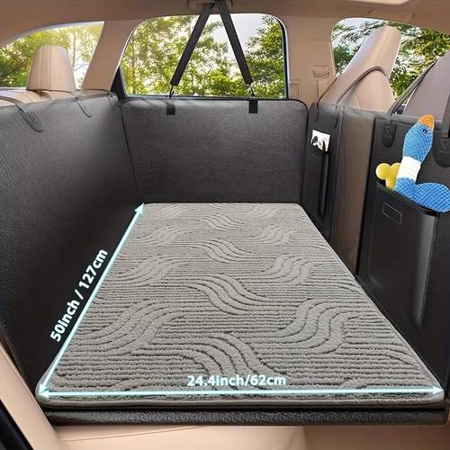 1pc car anti slip pet mat universal rear seat pet car dog seat cushion anti dirty durable soft comfortable pet car interior cushion