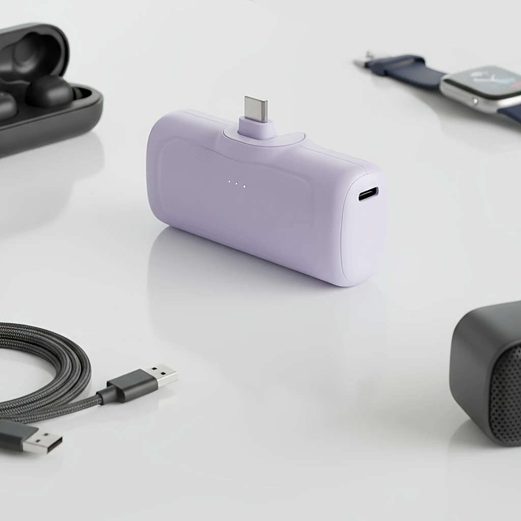 22.5W Fast Charging 5000mAh Mini Portable USB-C Power Bank