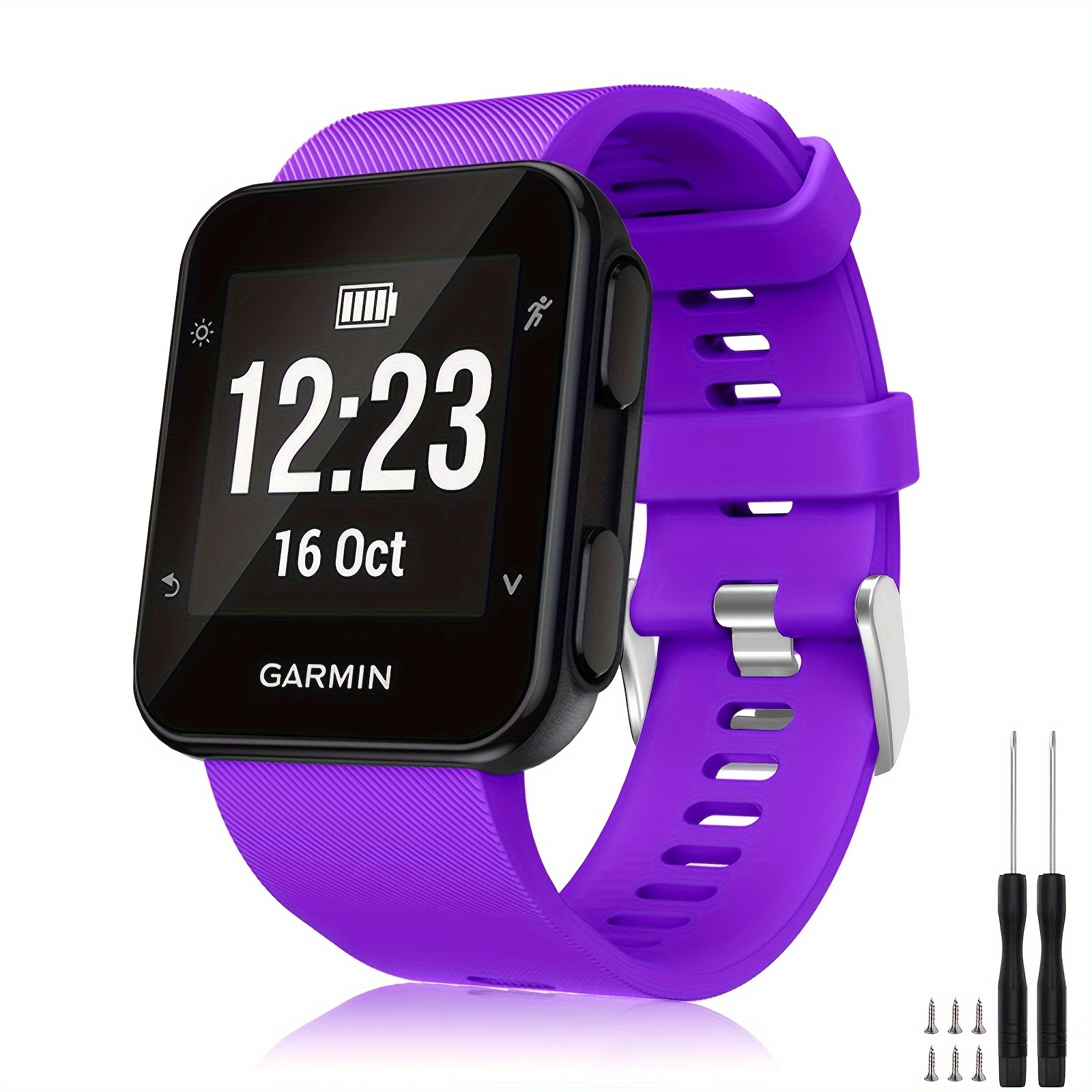 Watbro Compatible With Garmin Forerunner 45 Band, Soft Silicone