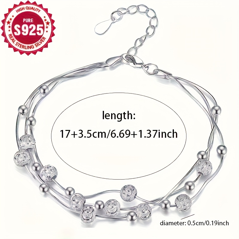 Hypoallergenic Lucky Bead Bracelet for Women