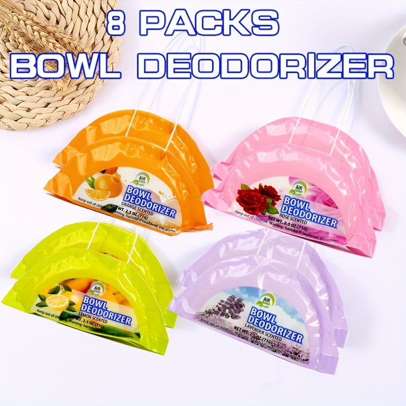 TEMU Bowl Deodorizer Hanging Mount 2.5 Oz, Odor Eliminator For Clothes & Home, Freshener For Wardrobes & Cabinets, No Electricity Needed, Deodorizer