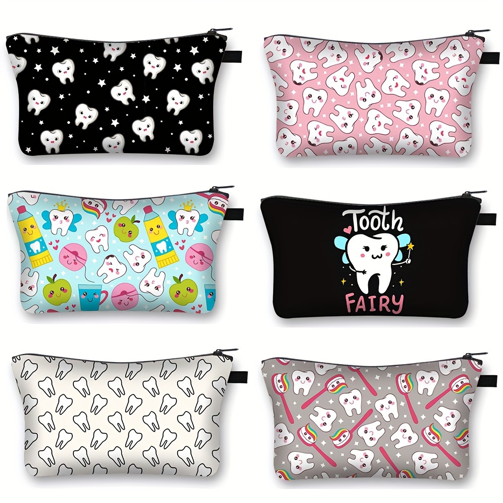 

And Tooth Cosmetic Bag Women Toiletries For