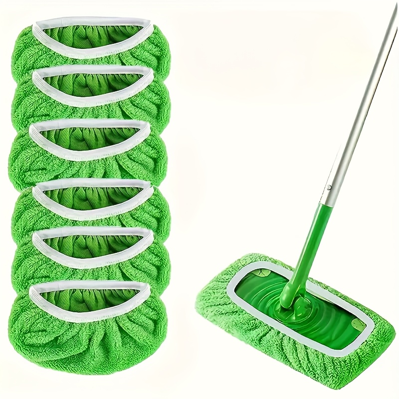 

Reusable Microfiber Mop Pads, Washable And Cloths, Absorbent For Wet And Dry Cleaning, Easy To Clean, With Compatible For Standard Mops (excluding Mop)