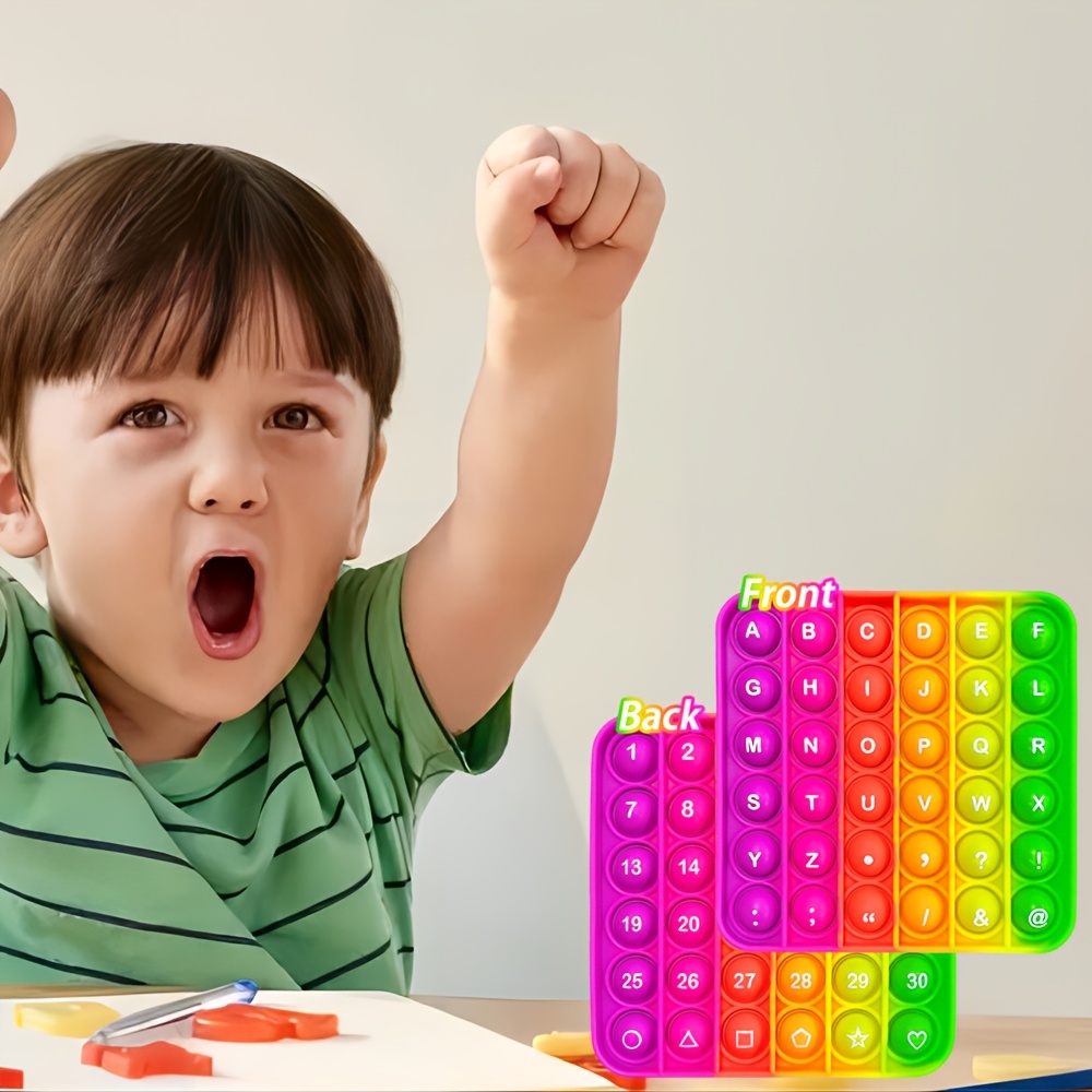 Square Learning Toys with ABC Alphabet Chart