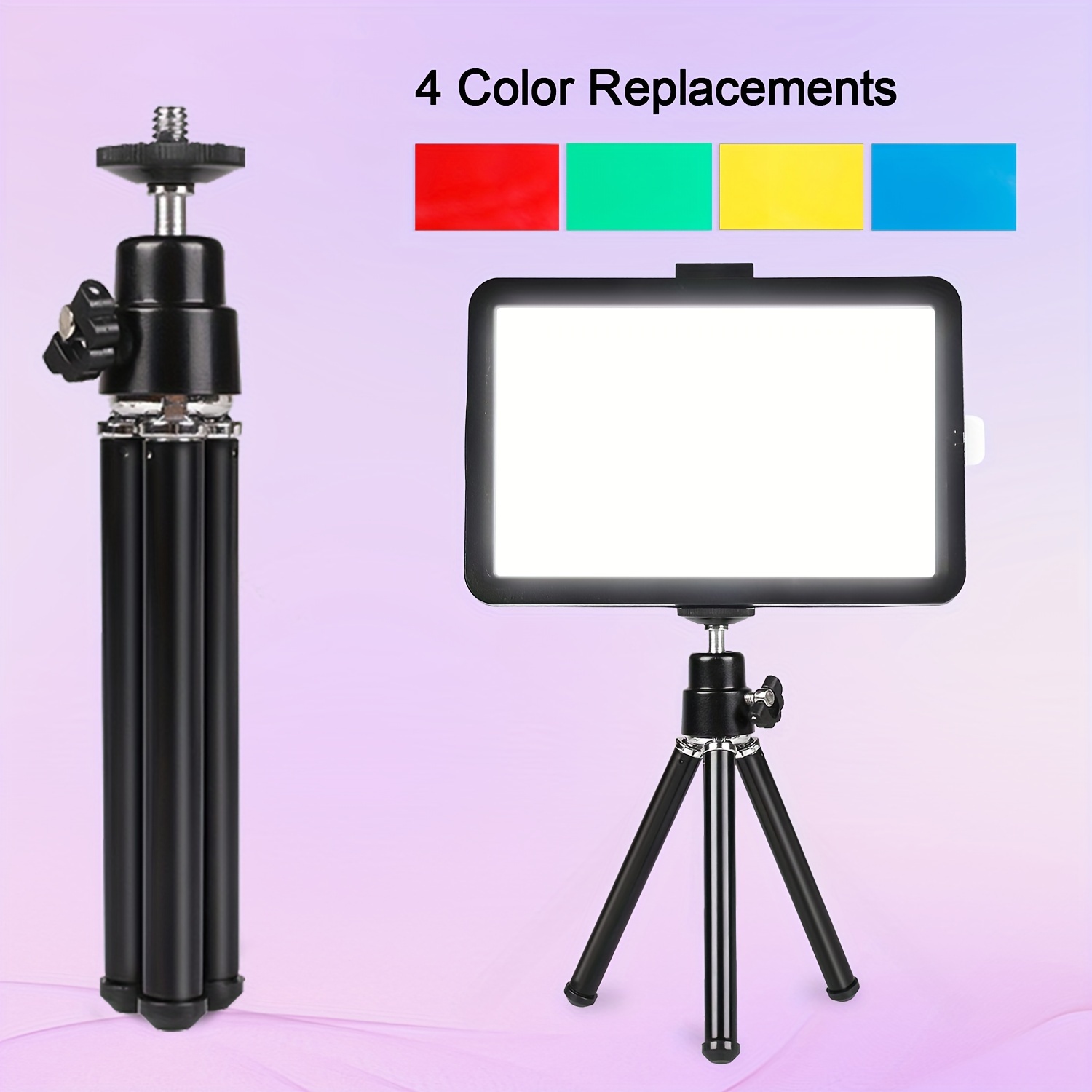 usb led video light kit dimmable brightness adjustable Temu Greece
