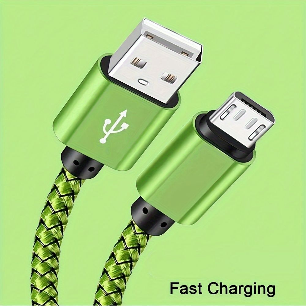 JMROY Cavo di ricarica micro USB [2M+1M] Cavo di ricarica Android Cavo di ricarica Micro USB in nylon compatibile con Samsung Galaxy S6 edge S7 S5 J7 J5 J3, PS4, Xbox, Huawei