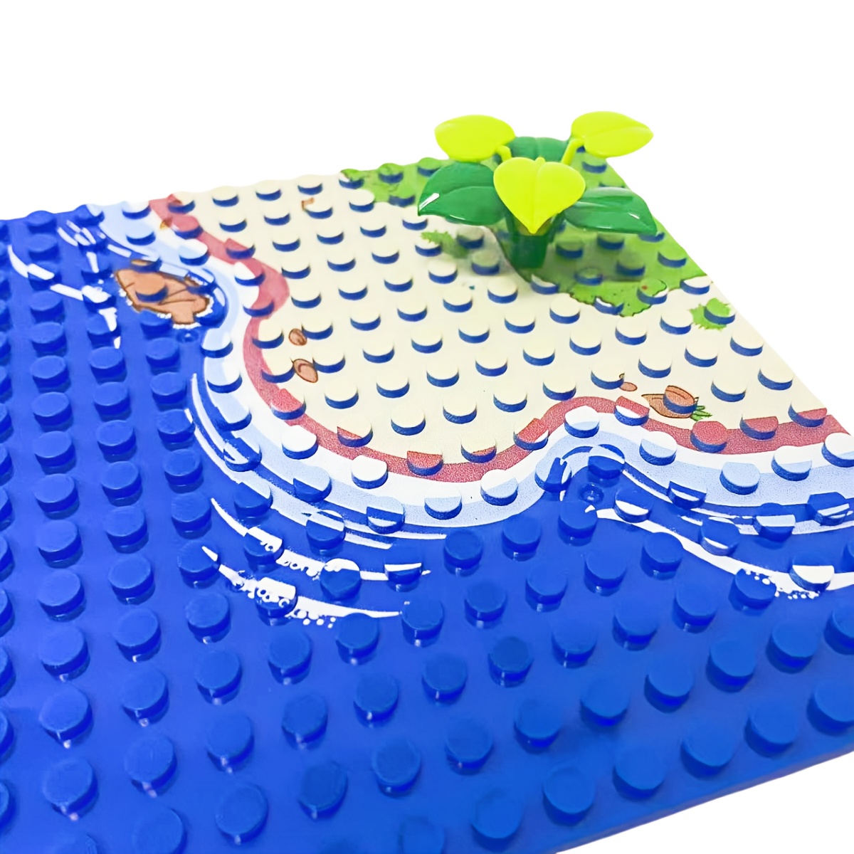 2pcs 16*16 Dots Printed Baseplate Building Blocks DIY Toys