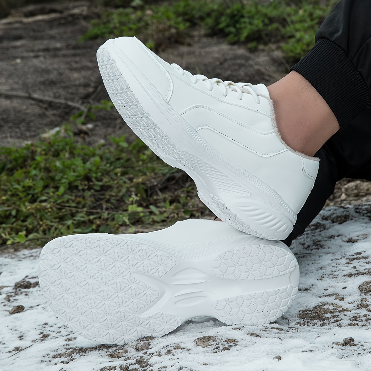 Men's Thickened Wide Toe Casual Shoes for Winter