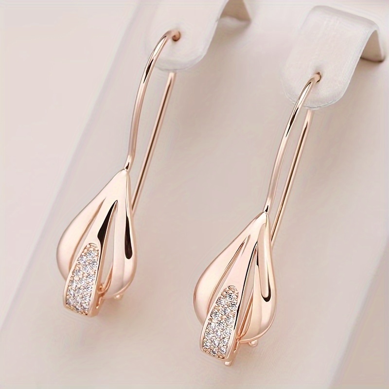 

Bohemian Inspired Long Earrings With And Synthetic Zircon, Suitable For Women 15+, Vintage And Ethnic Style